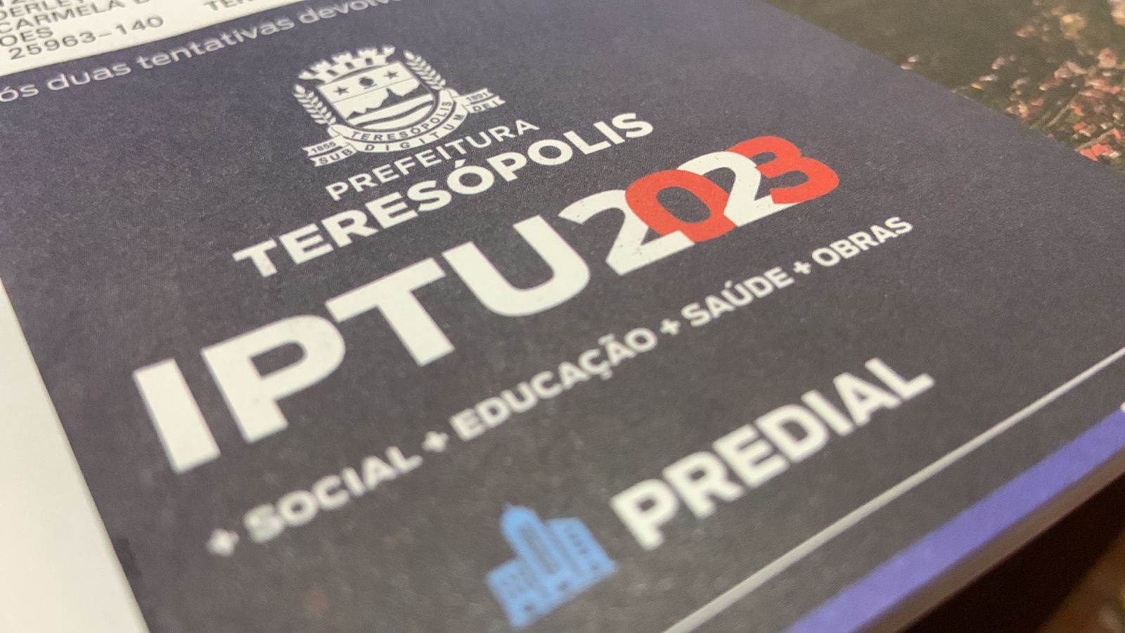 Iptu 2023 Cota única Paga Até 2802 Garante 10 De Desconto Em Teresópolis O Diário De 8121