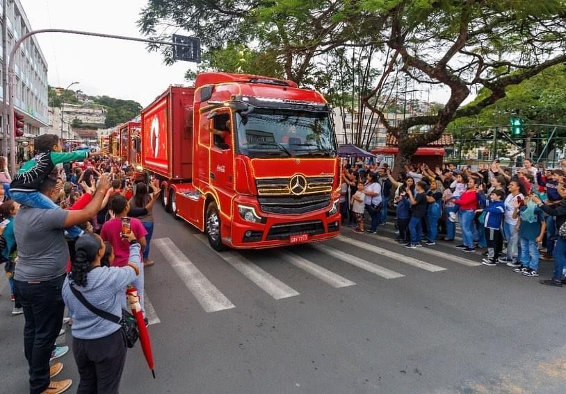 Caravana Coca Cola passar em Teres polis e Petr polis em dezembro